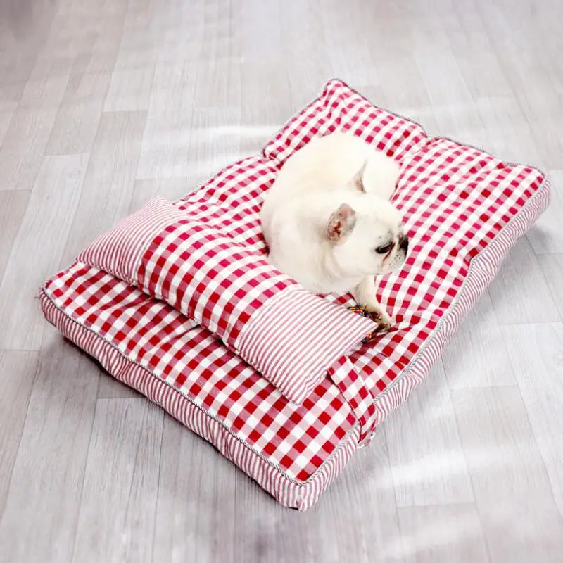Pet Dog Bed Soft Lounger Pet Bed House for Dogs Cats Cozy Sleeping Sofa Warm Puppy Kennel Mat Cat Mattress Pet Supplies-2