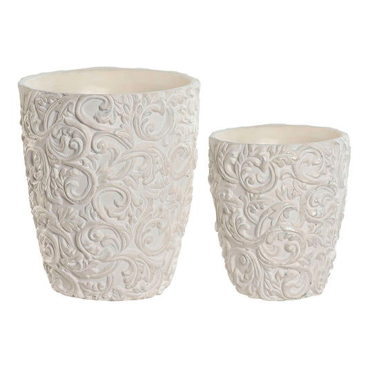 Conjunto de Floreiras – Cimento (2 Peças, 24 x 24 x 28 cm)-0